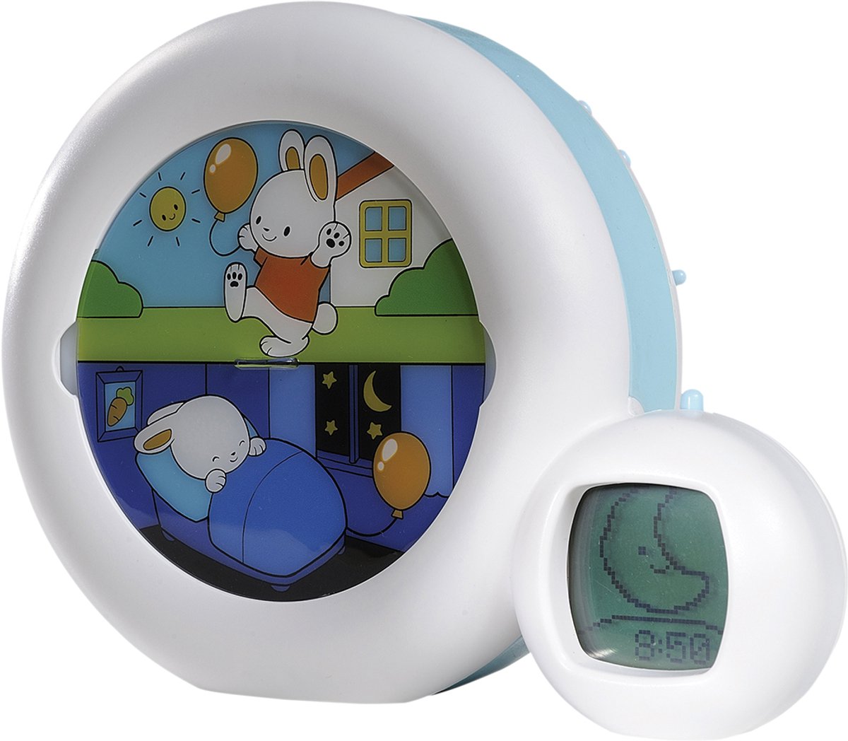 Kidsleep moon - nachtlampje slaaptrainer - met muziek
