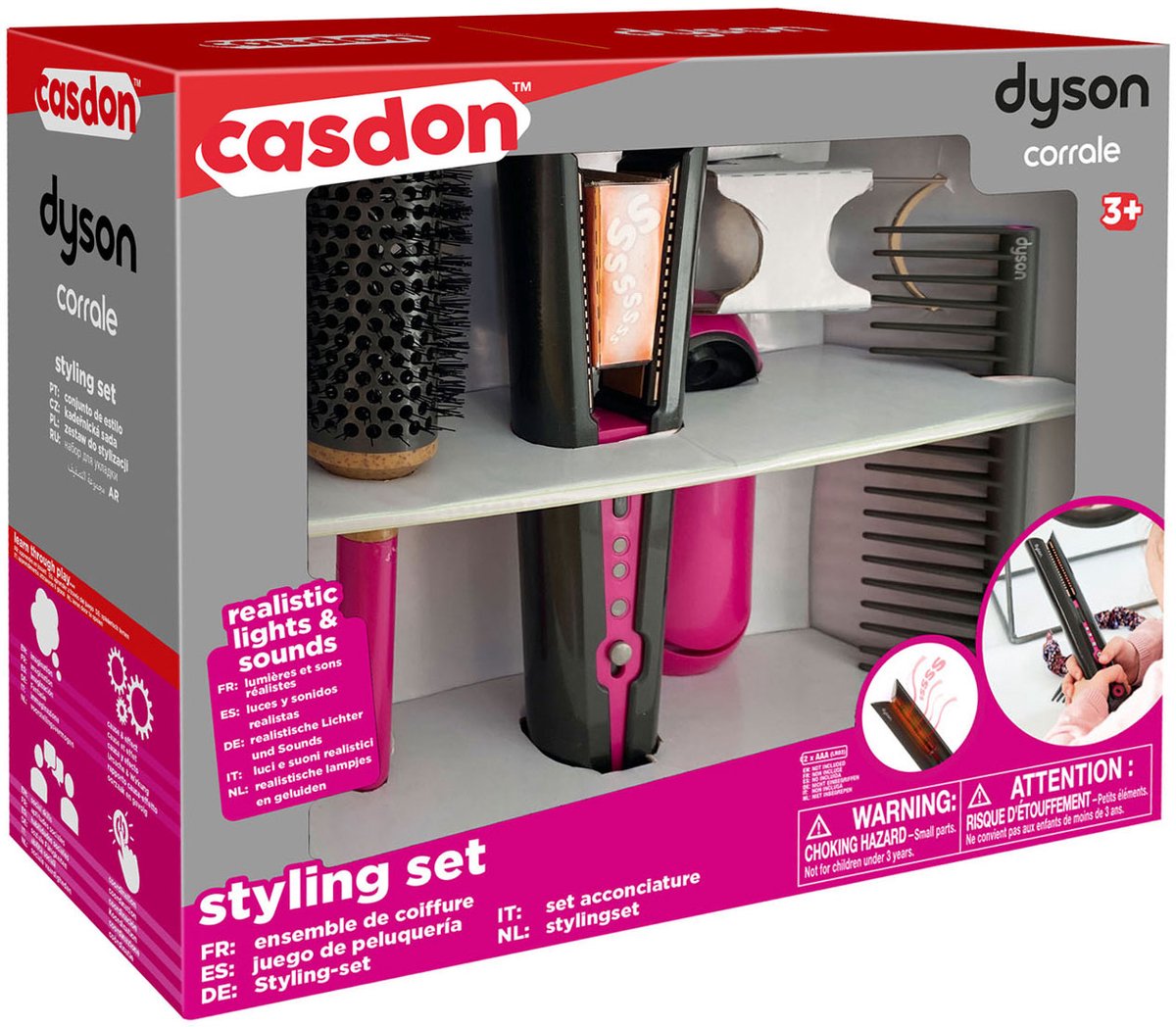 Casdon dyson corrale speelgoed stylingset