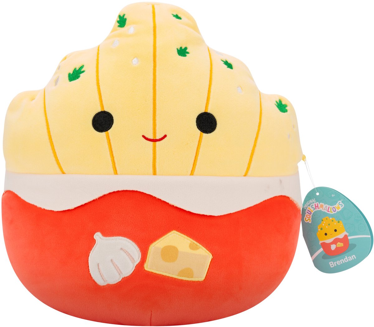 Squishmallows - brendan - garlic parmesan fries 30cm pluche