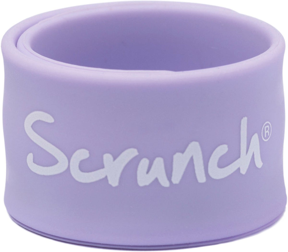 Scrunch sos bandje - paars - opvouwbaar - recycleerbaar