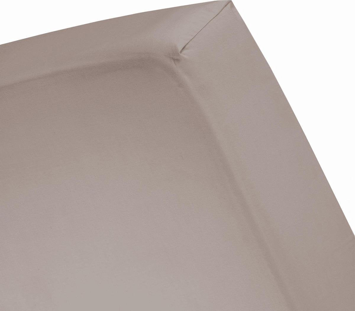 Cinderella - hoeslaken tot 30 cm matrashoogte - 200 210x200 210 cm - taupe