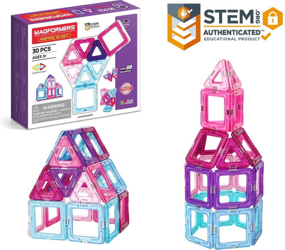 Magformers inspire- bouwset 14 stuks- magnetisch speelgoed- speelgoed 3,4,5,6,7 jaar jongens en meisjes– montessori speelgoed- educatief speelgoed- constructie speelgoed