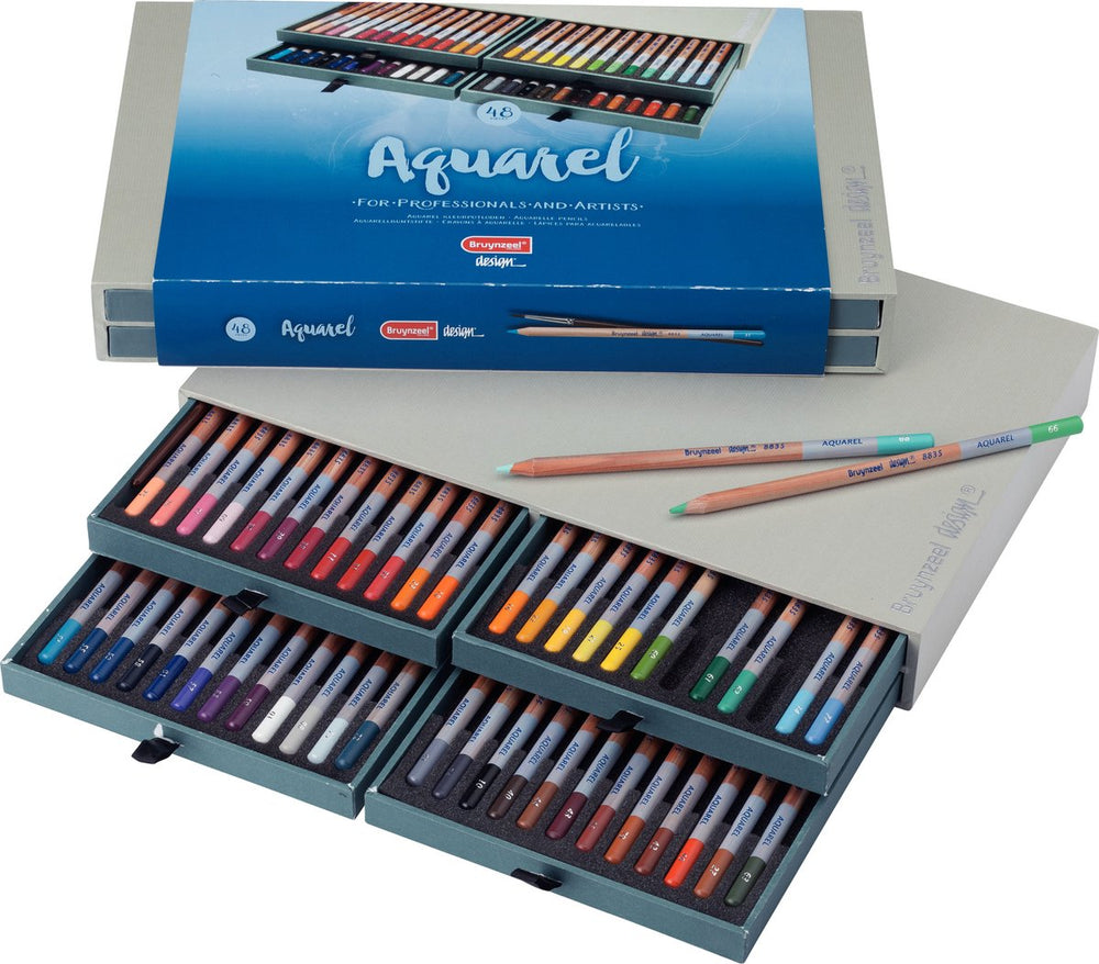 Bruynzeel aquarelpotloden doos 48