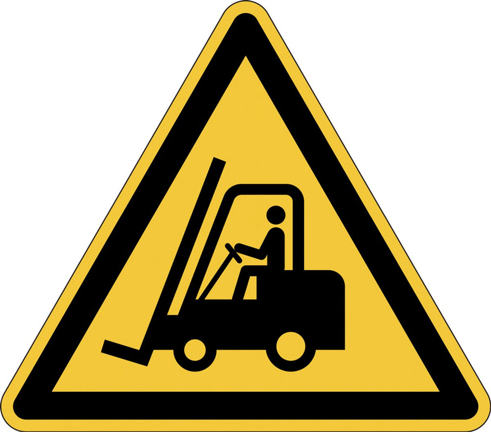 Durable 173404 symbool -waarschuwing voor heftrucks- geel, zwart 1 stuk(s) (l x b x h) 430 x 430 x 0.4 mm