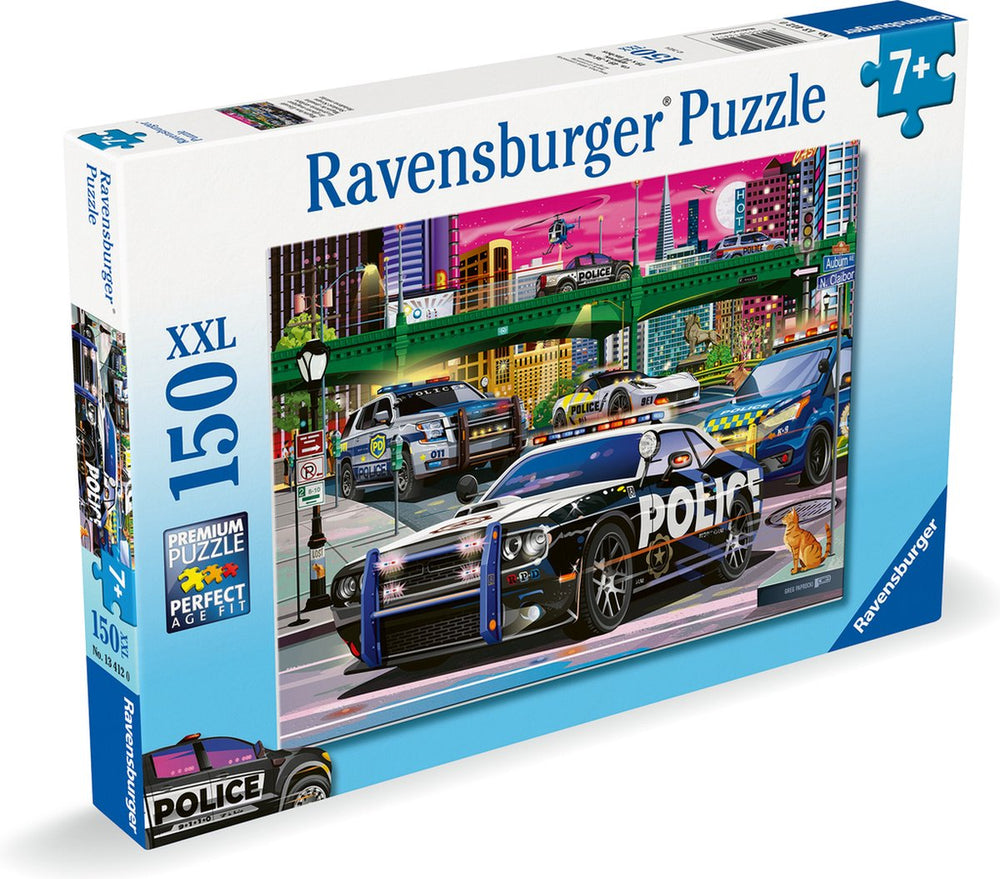 Ravensburger Police on Patrol Jigsaw Puzzle - 150 XXL Pieces