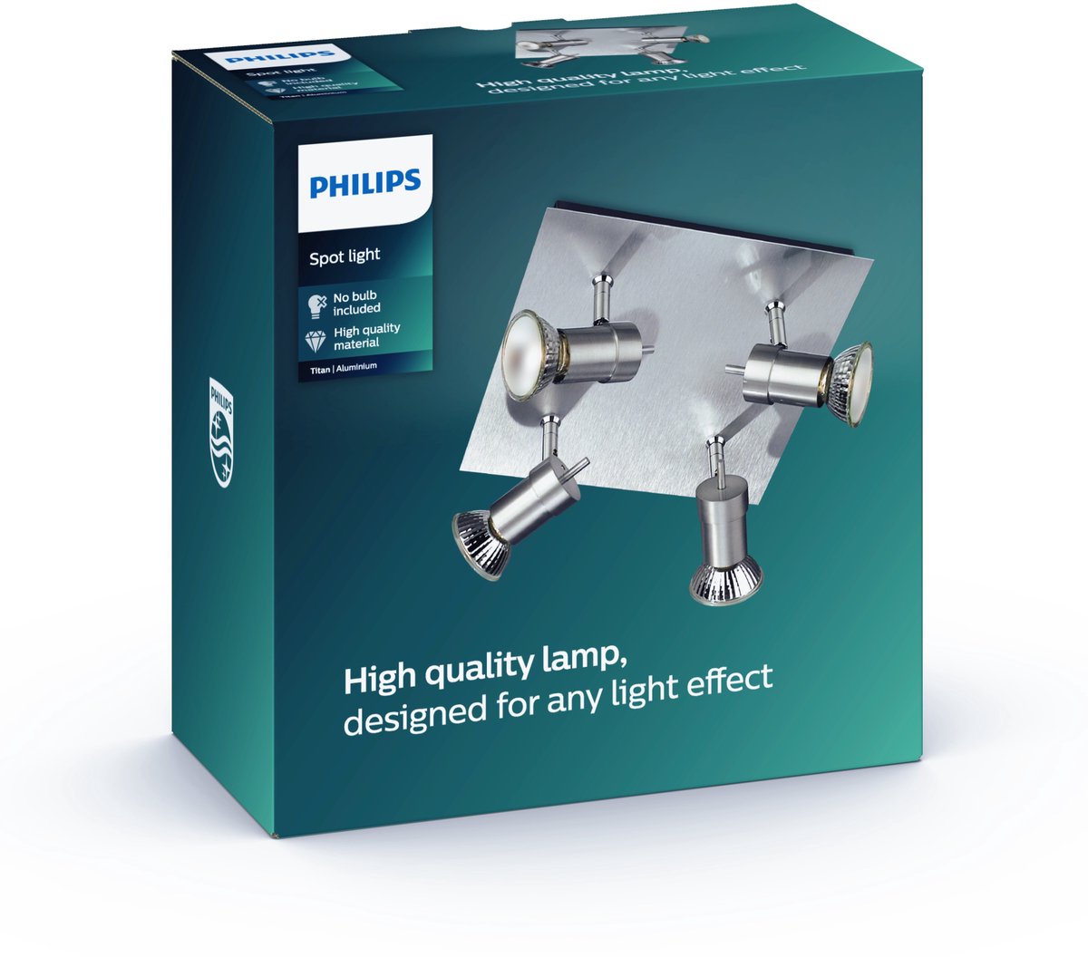Philips led philips titan opbouwspot - 4-lichts