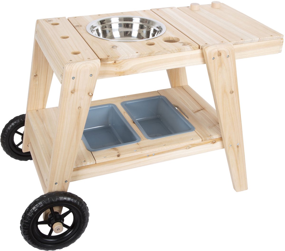Small foot - wooden mud kitchen compact