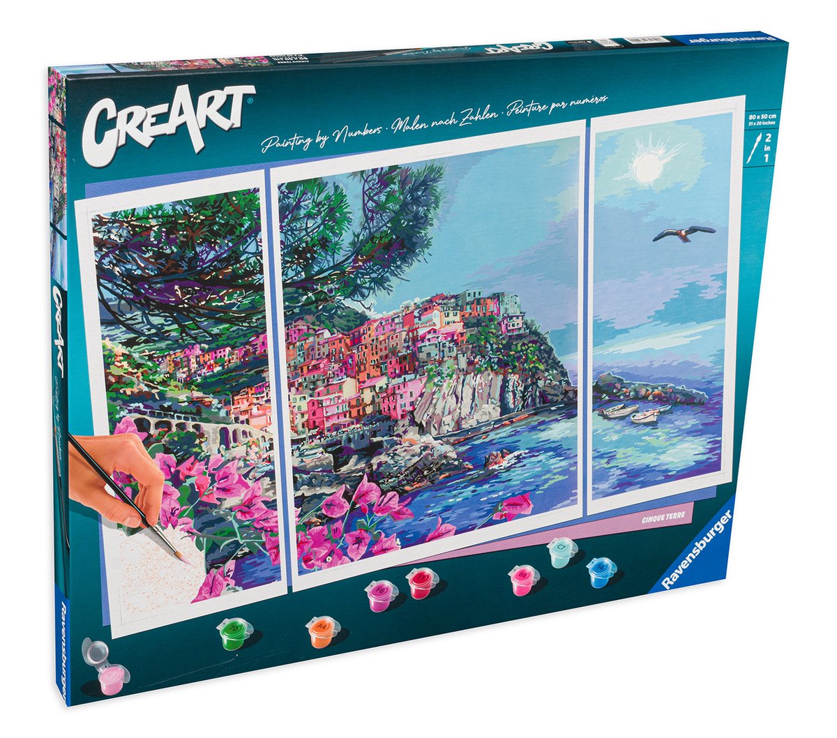 Ravensburger creart schilderen op nummer - romantische cinque terre