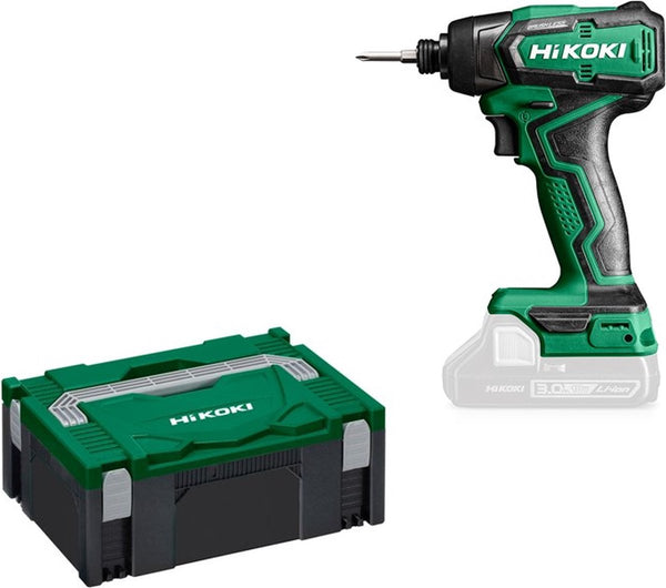 Hikoki wh18ddw2z 18v li-ion accu slagschroevendraaier body in systainer - 140nm - 1 4 - koolborstelloos