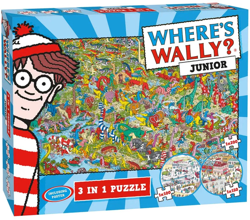 Plenty gifts puzzel where's wally 3 in 1