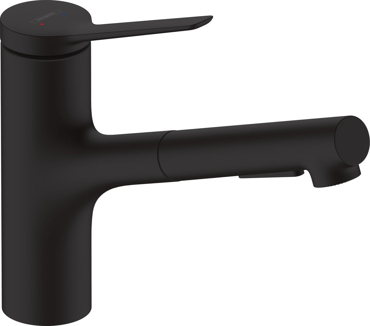 Hansgrohe zesis m33 - keukenkraan 150, met uittrekbare sproeikop, sbox lite, mat zwart 74803670