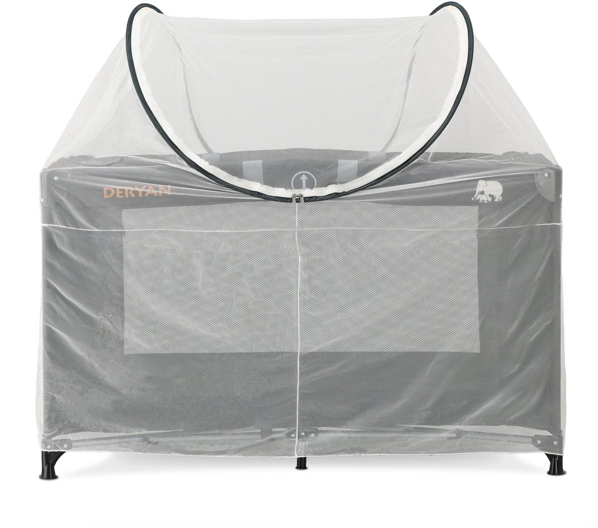 Deryan luxe klamboe voor campingbed - klamboe voor ledikant - babyklamboe - universeel