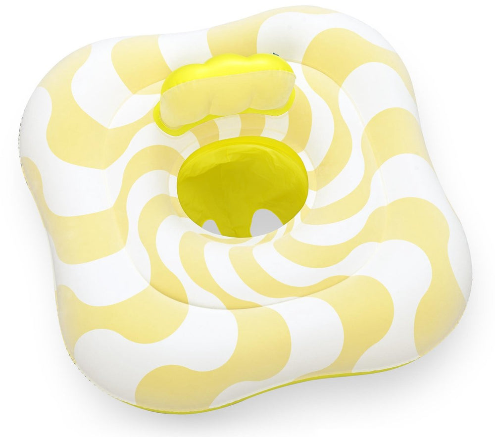 Bestway zwemzitje comfort pluche golvend vierkant, 1-2 jaar