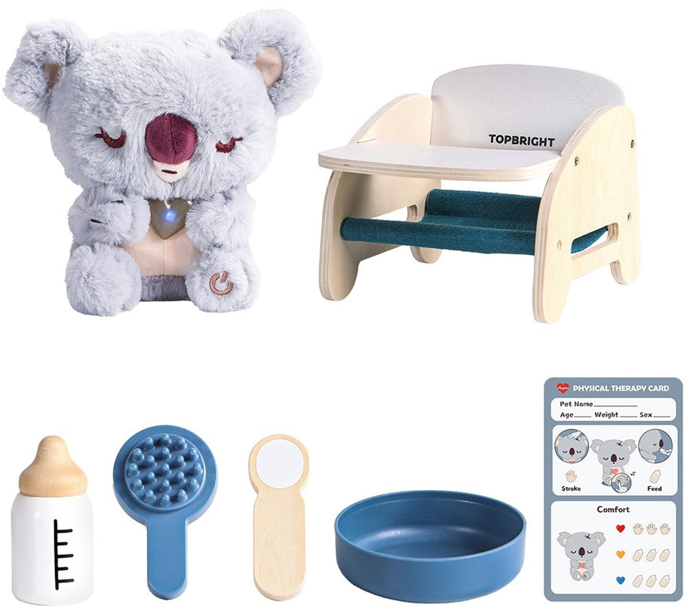 Topbright care pets - baby koala - interactieve knuffel voor kinderen vanaf 3 jaar