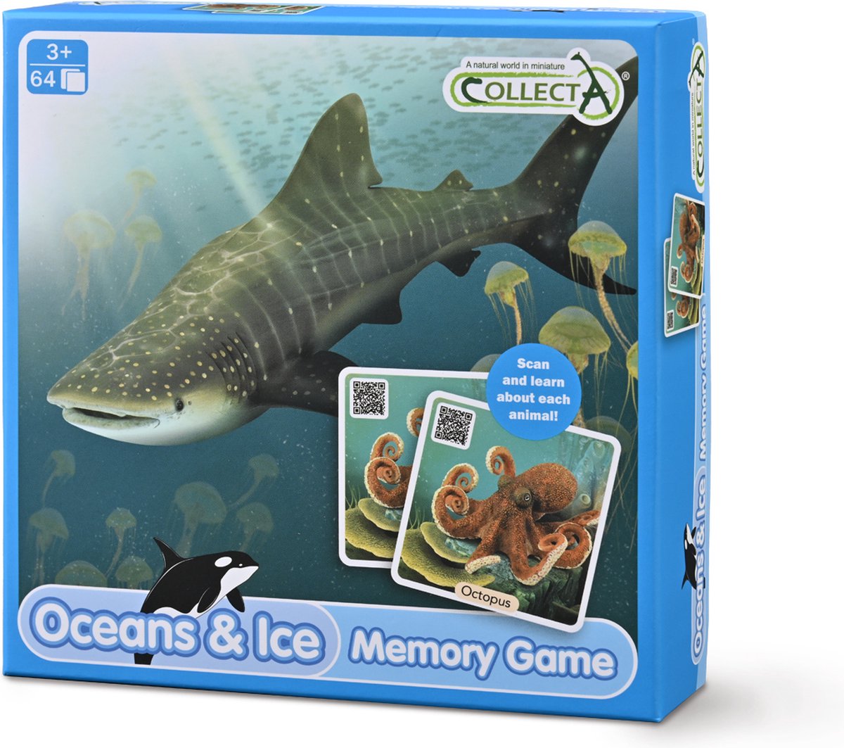 Collecta geheugenspel - oceanen - educatief - memory