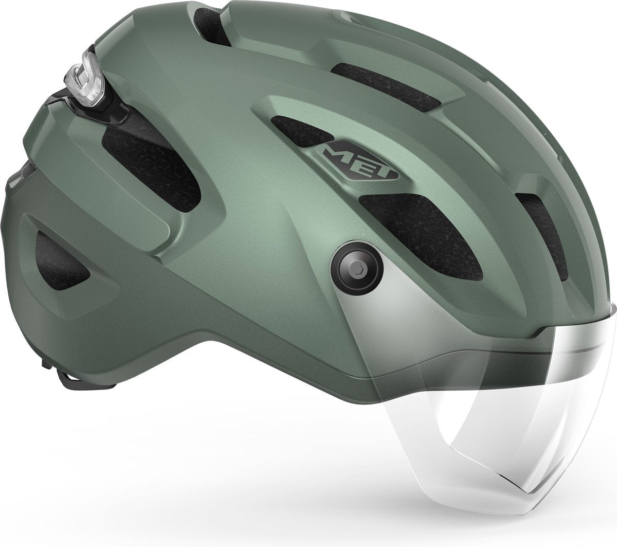 Met intercity mips fietshelm mannen vrouwen – fietshelm e-bike volwassenen – elektrische fiets – maat s (52-56cm) – nta 8776 – sage allic matt (groen)