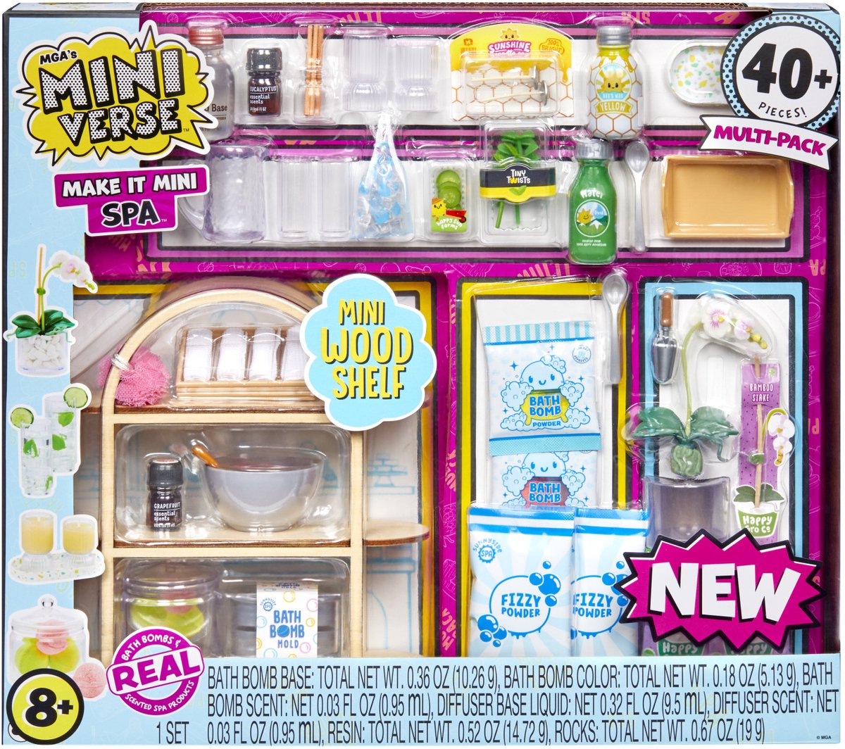 Miniverse make it mini spa - multipakket - knutselset