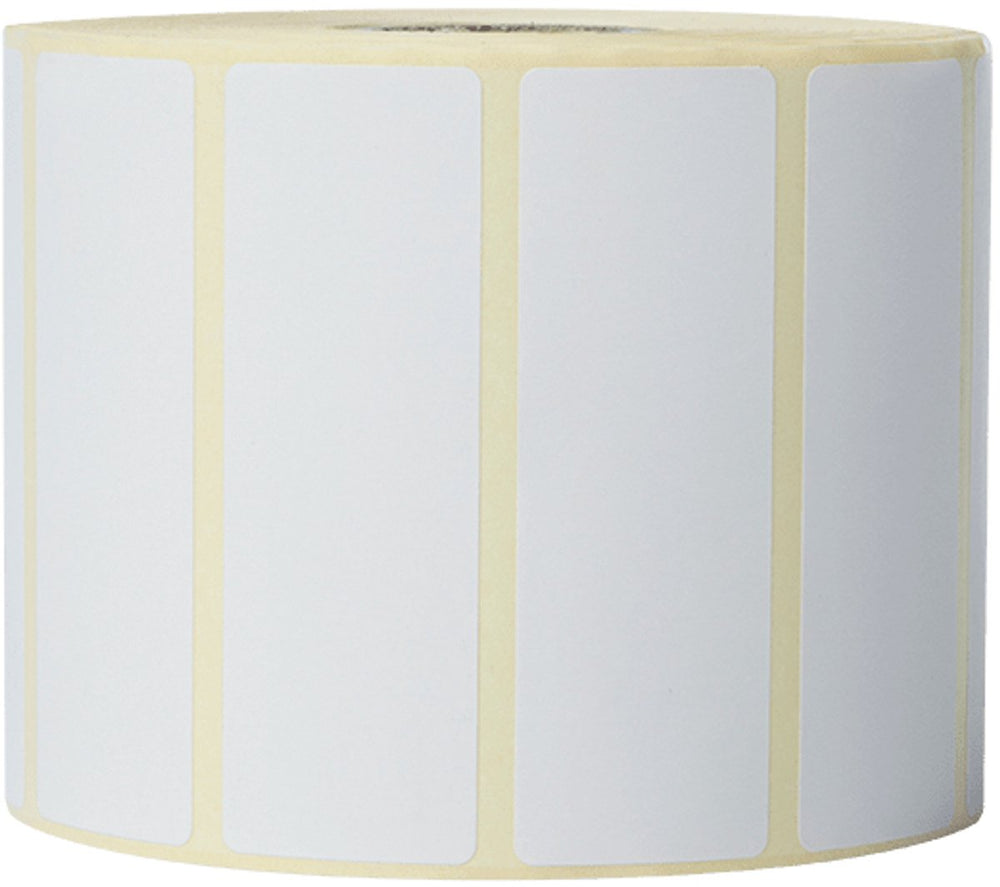 Brother bde-1j026076-102 voorgestanste labelrol met witte labels van 76 mm x 26 mm en 1.900 labels per rol voor het printen van hoogwaardige labels