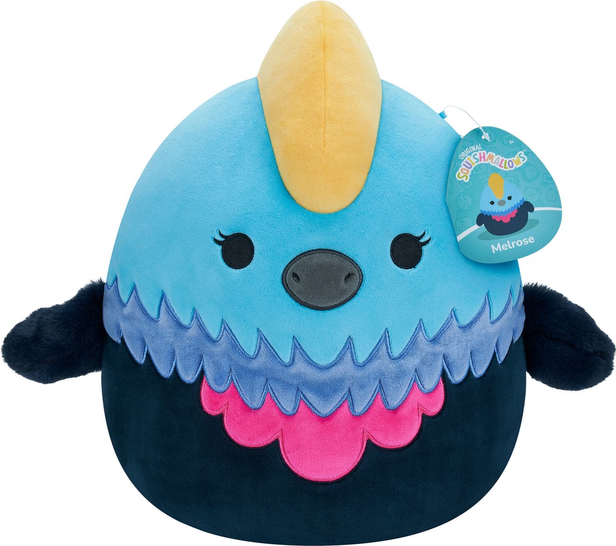 Squishmallows 30 cm honingraat van kasuaris
