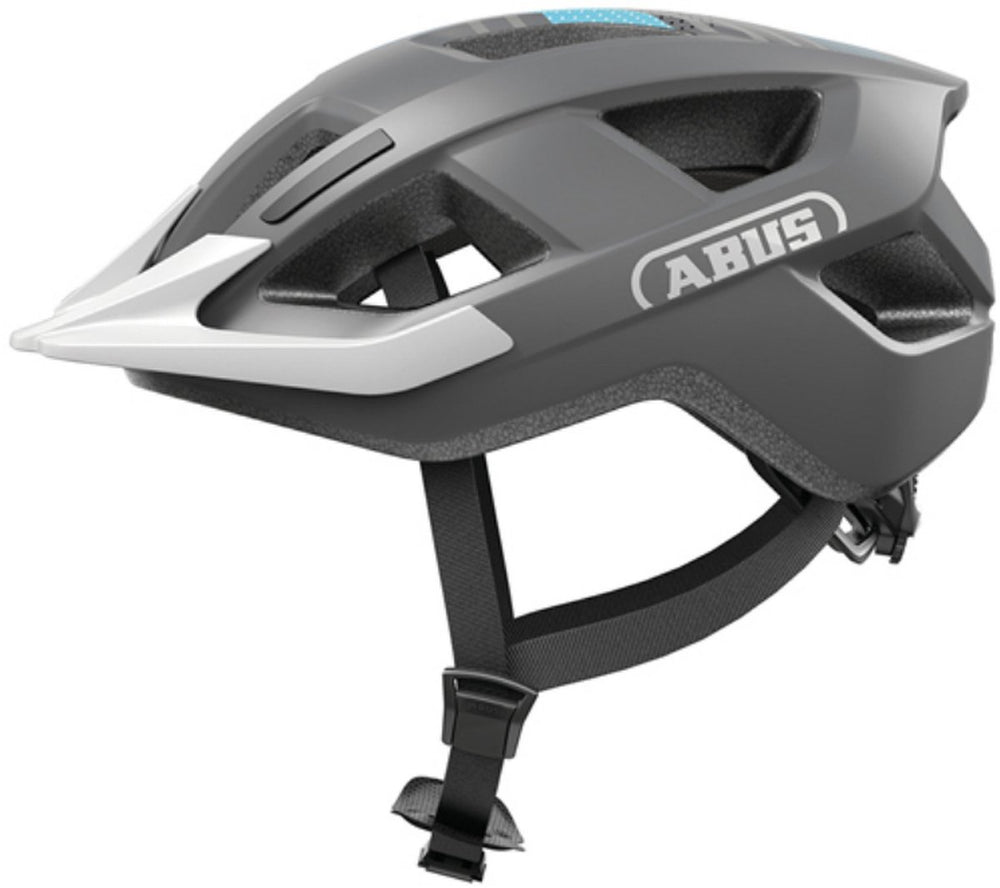 Abus helm aduro 3.0 led race grijs l 58-62cm