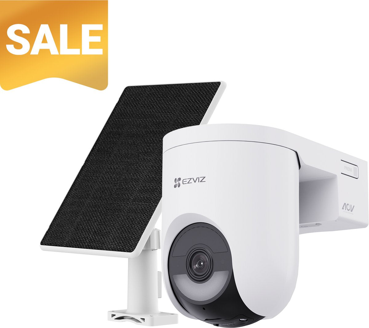 Ezviz hb8 lite 4g wifi kit – 2k+ - wifi6 4g -ptz beveiligingscamera 5w zonnepaneel – 360° vision - ai detectie - kleur nachtzicht – sirene spotlight- geen maandkostenng
