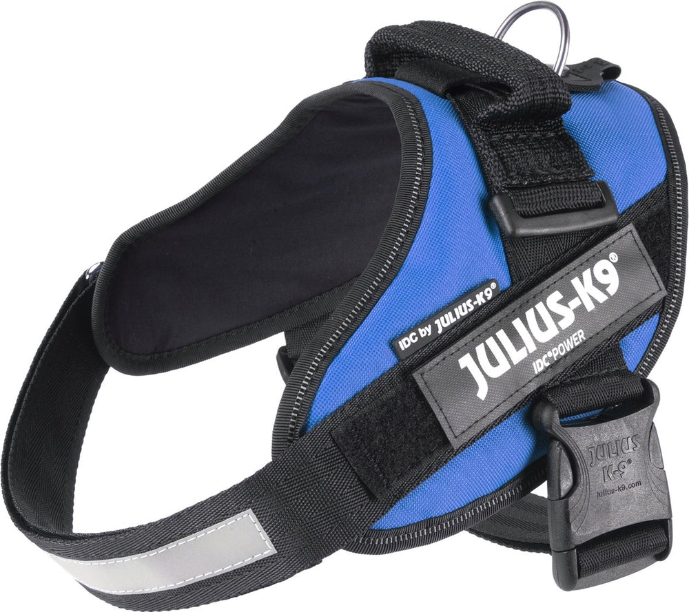 Julius k9 powerharnastuig voor labels blauw