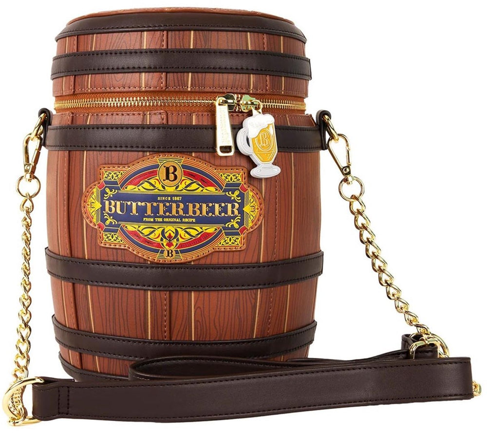 Loungefly harry potter crossbody butterbeer barrel