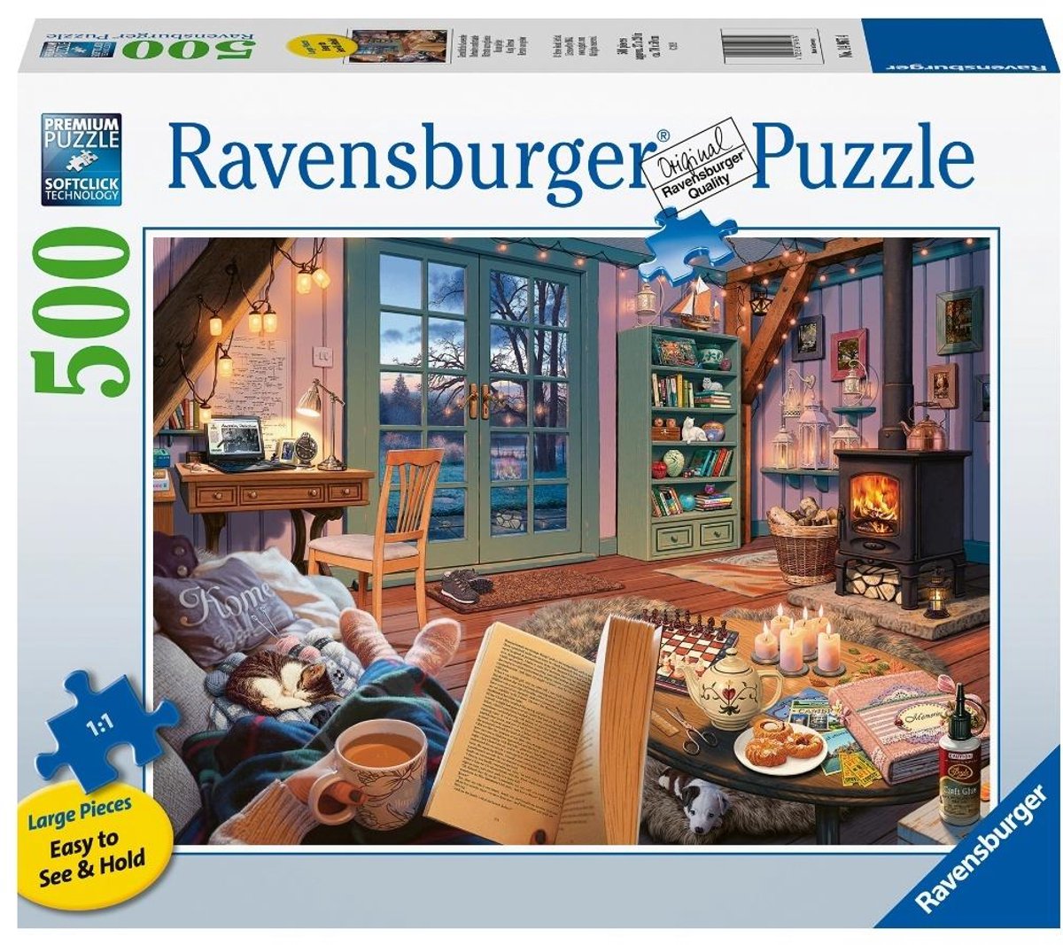 Ravensburger cozy retreat legpuzzel 500 stuk(s) vakantie