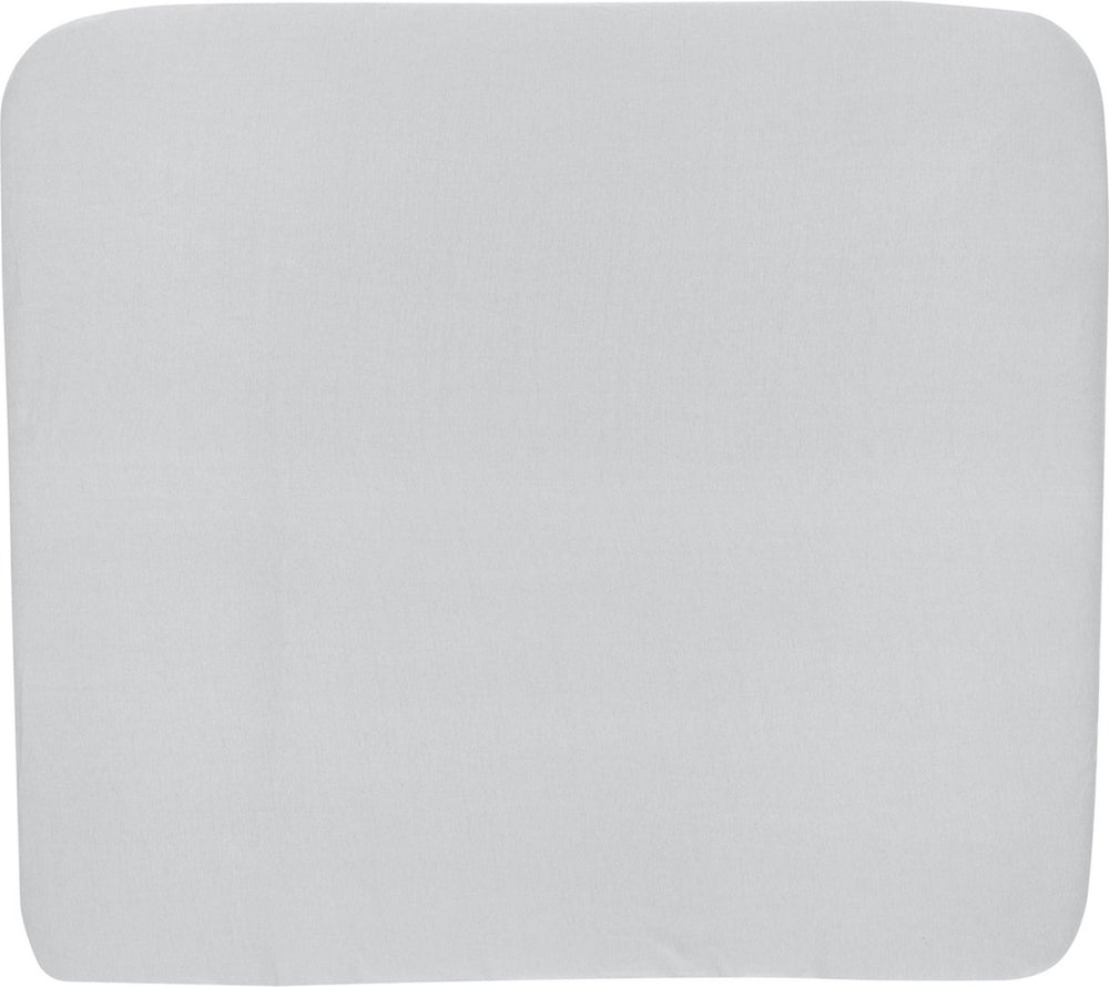 Meyco baby uni aankleedkussenhoes - light grey - 85x75cm