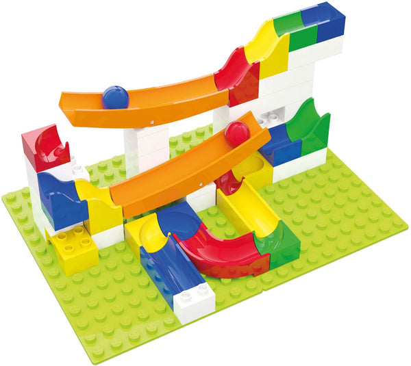 Hubelino Marble Run Extension Set Teeter-Totter - 45 pcs.
