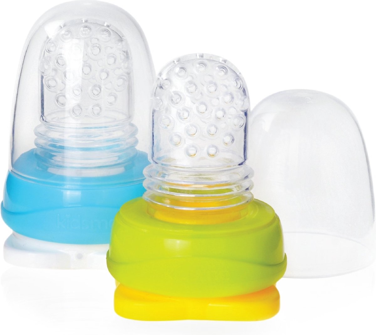 Kidsme food pouch adaptor 2pcs (4m )-sky lime.