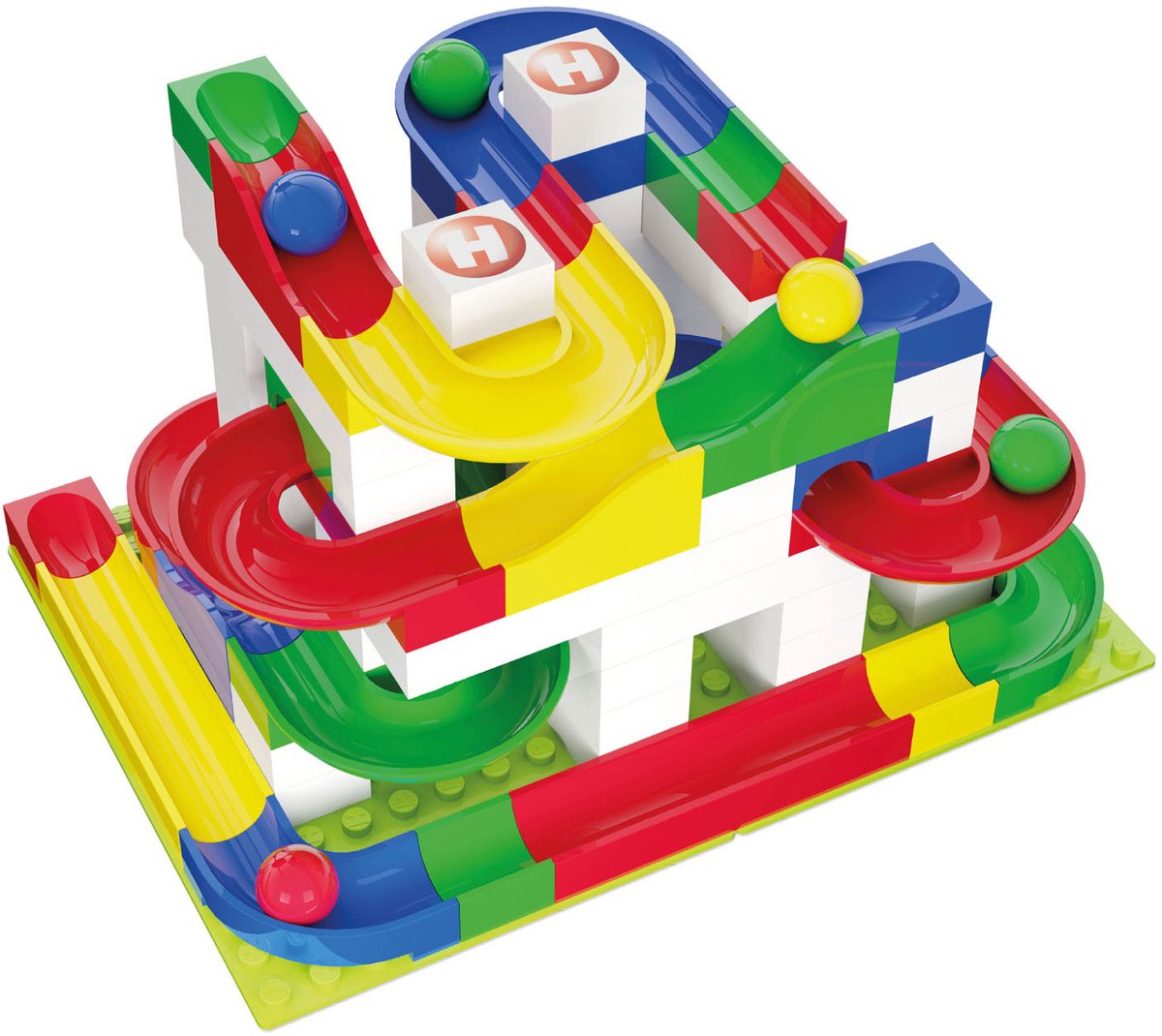 Hubelino Marble Run Starter Set - 123 pcs.