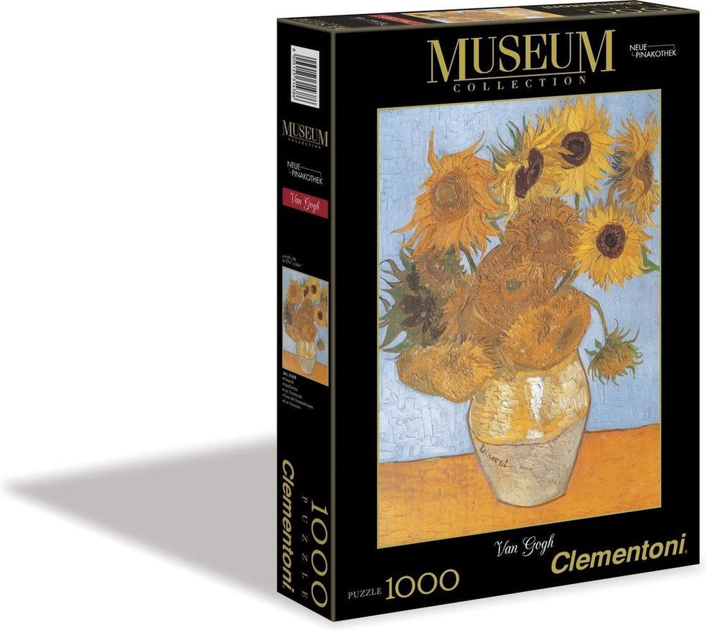 Clementoni legpuzzel van gogh zonnebloemen, 1000st.