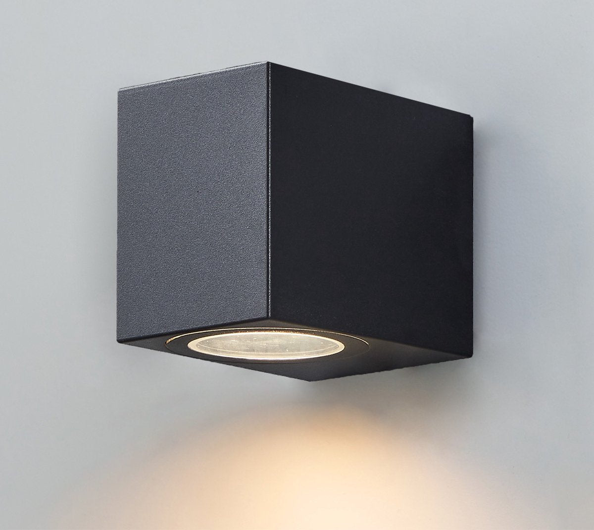 Eglo jabaga wandlamp binnen en buiten - gu10 - 8 cm - zwart