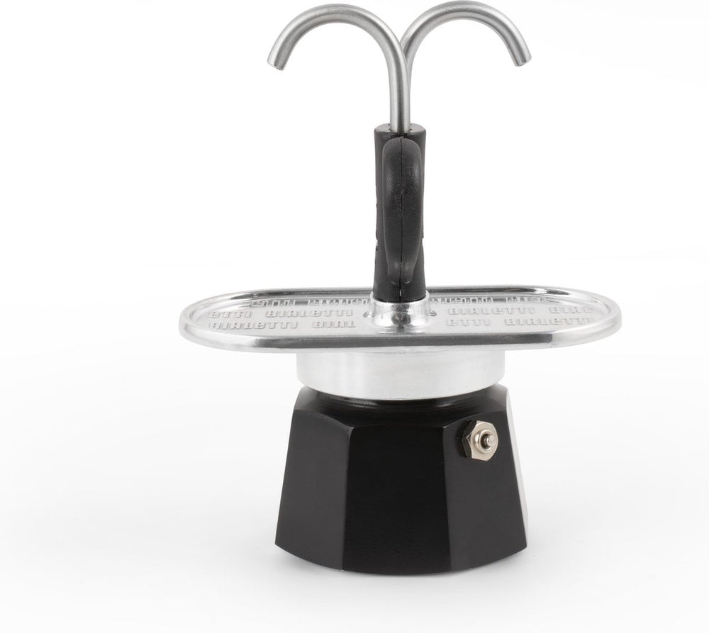 Bialetti mini express 2 kops – espressomaker – aluminium – inclusief 2 espressokopjes