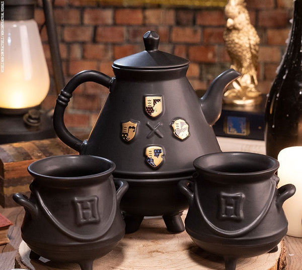 Abystyle harry potter hogwarts theepot set met 2 ketels