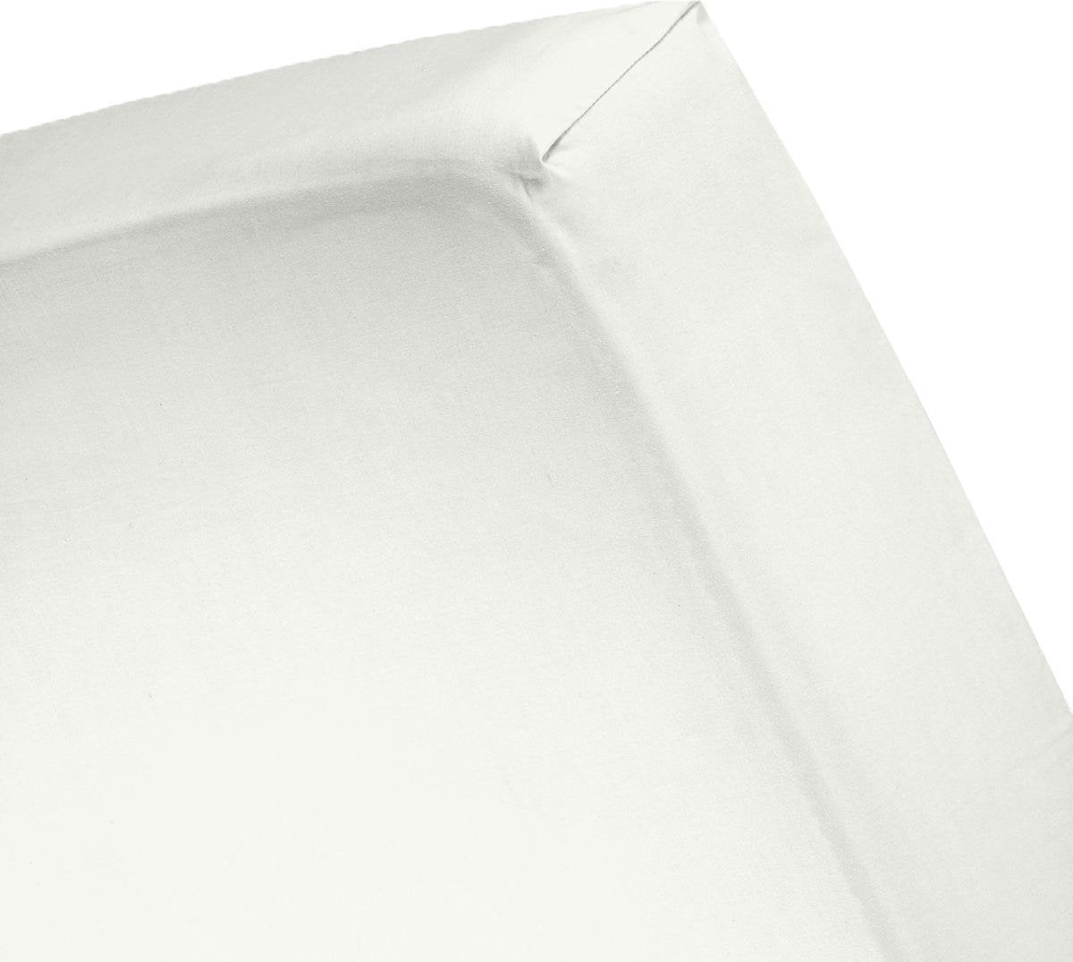 Cinderella weekend hoeslaken - geschikt voor boxspring - katoen - 90x210 cm - tot 35 cm matrashoogte - ivoor