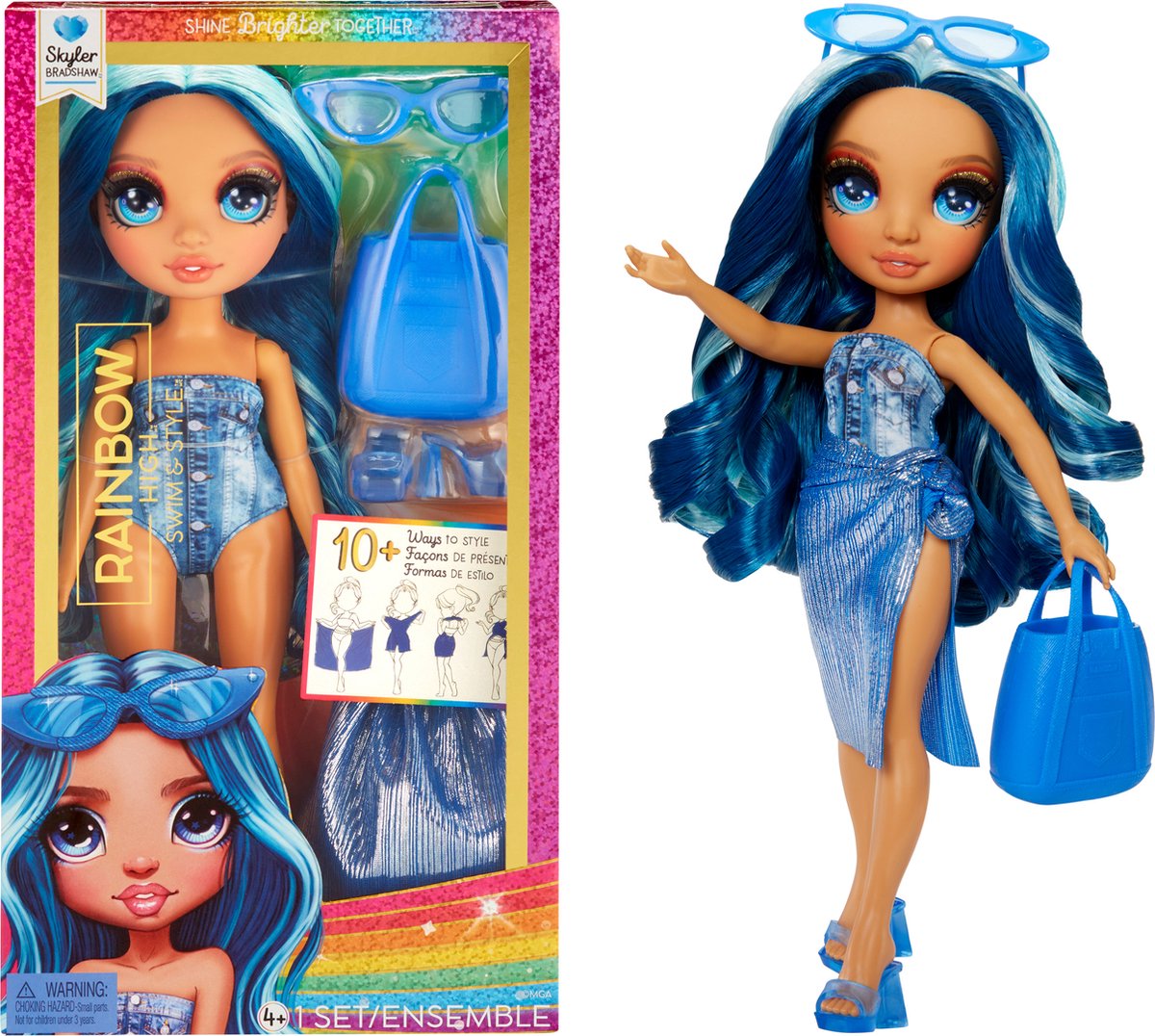 Mga entertainment regenboog hoge zwemstijl pop - skyler