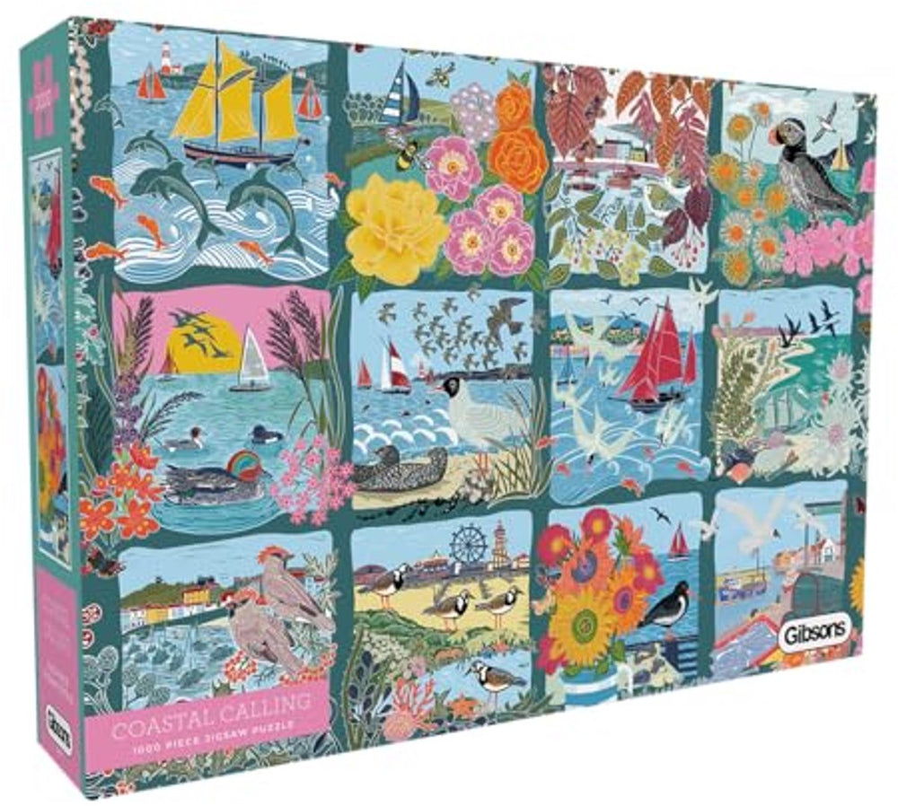 Gibsons - coastal calling (door kate heiss) - 1000 stukjes 68×49cm (b×h) - legpuzzel voor volwassenen