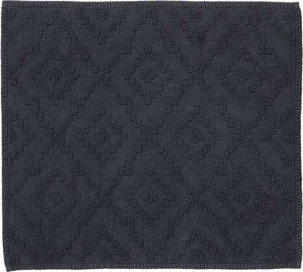 Sealskin - aztec badmat 60x60 cm - katoen - donkergrijs