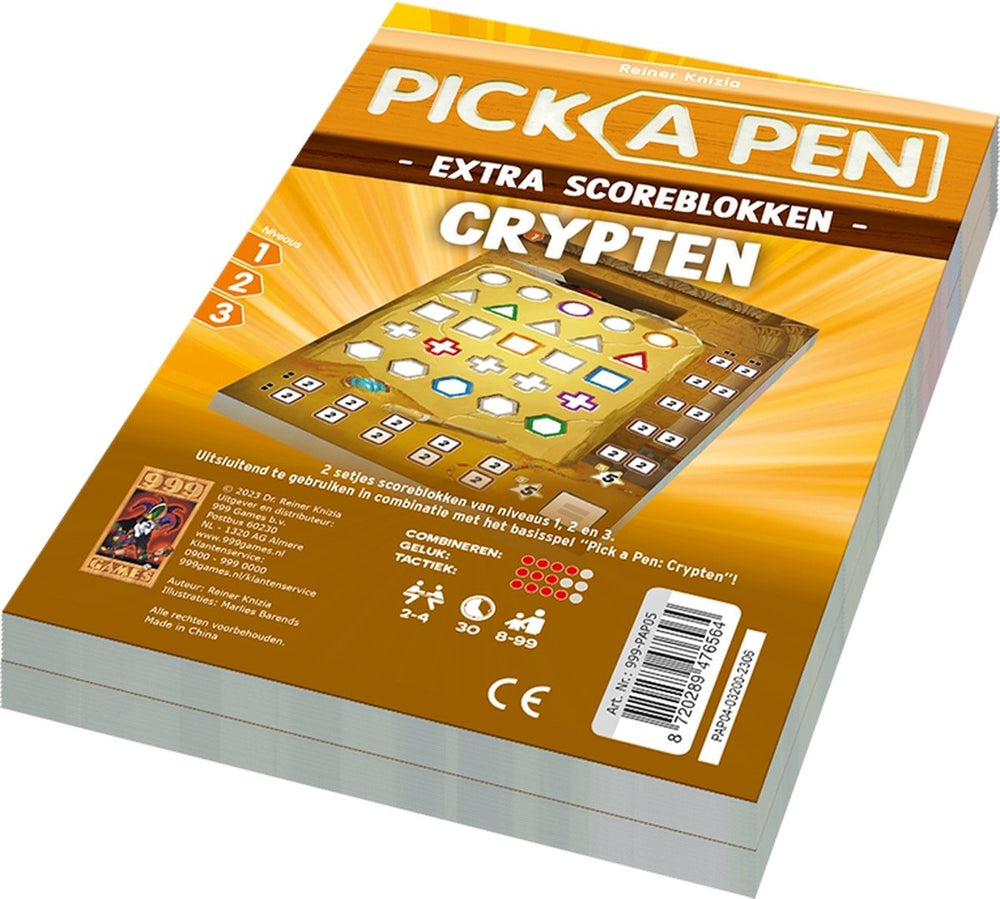 999games 999 games kies een pen crypten scoreblokken, 2st.
