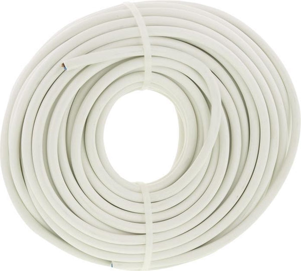 Elro huishoudkabel vmvl 2 x 1,0 wit 25 m