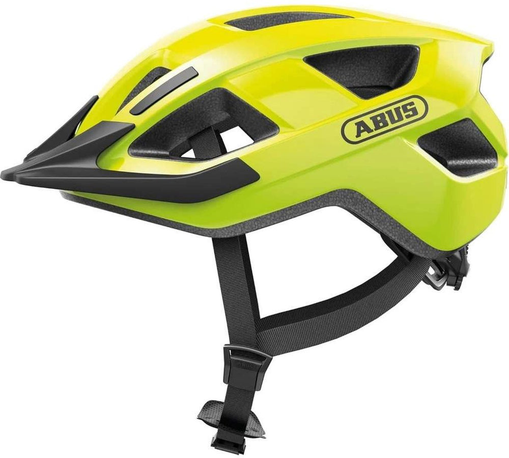 Abus helm aduro 3.0 led signaalgeel l 58-62cm
