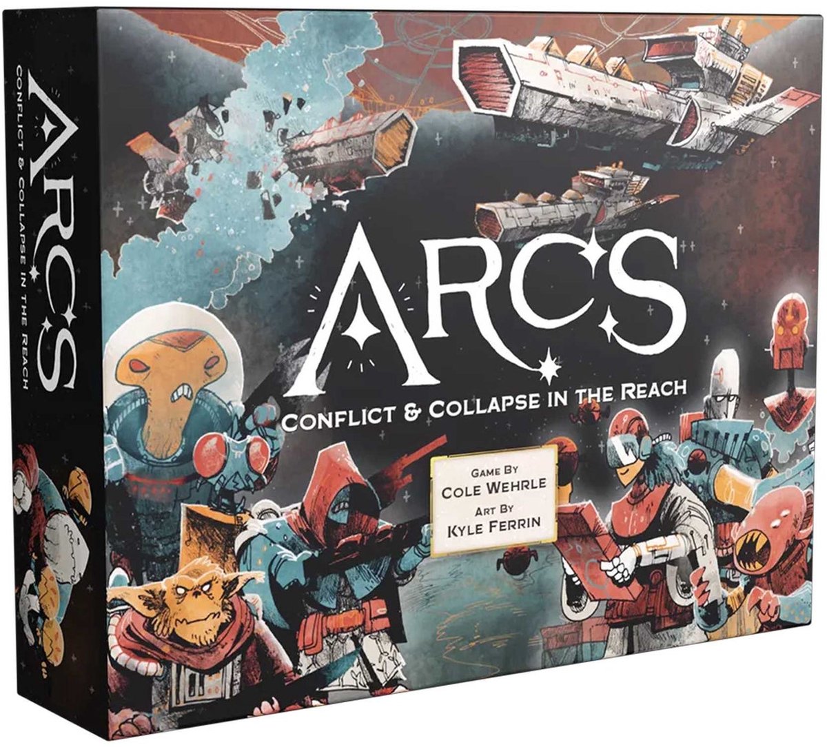 Leder games arcs - sci-fi strategie bordspel voor 2-4 spelers