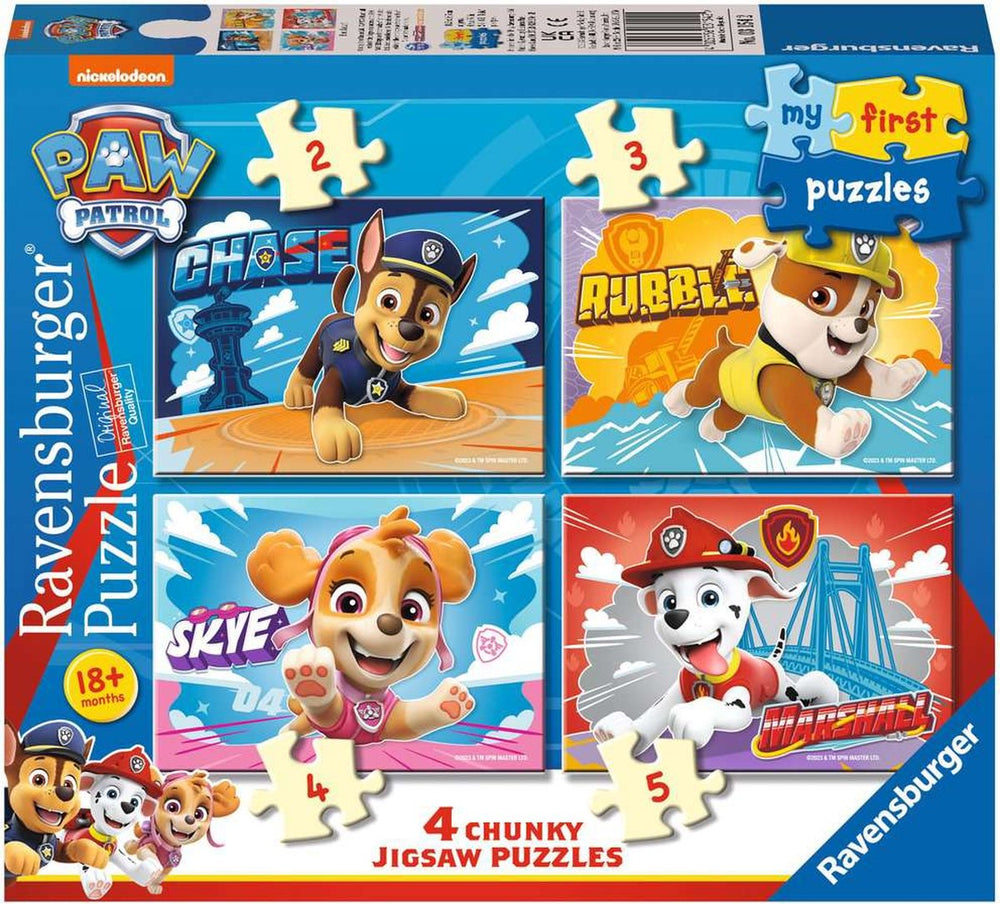 Ravensburger puzzle Paw Patrol - jigsaw puzzle - 2, 4, 6, 8 pieces