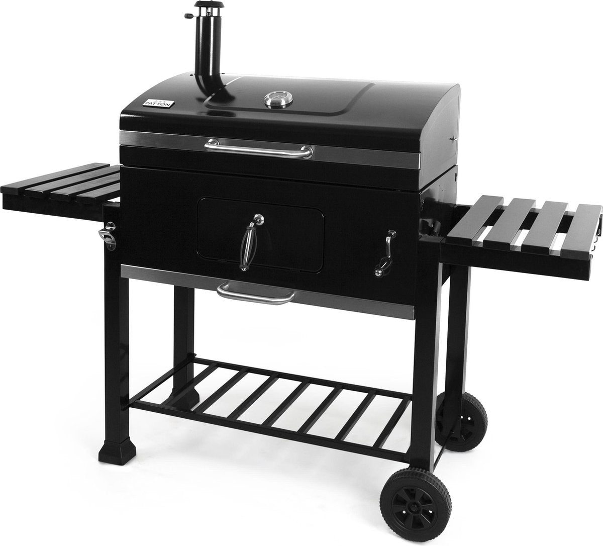 Patton houtskoolbarbecue c2 - charcoal chef (32 ) xl - zwart