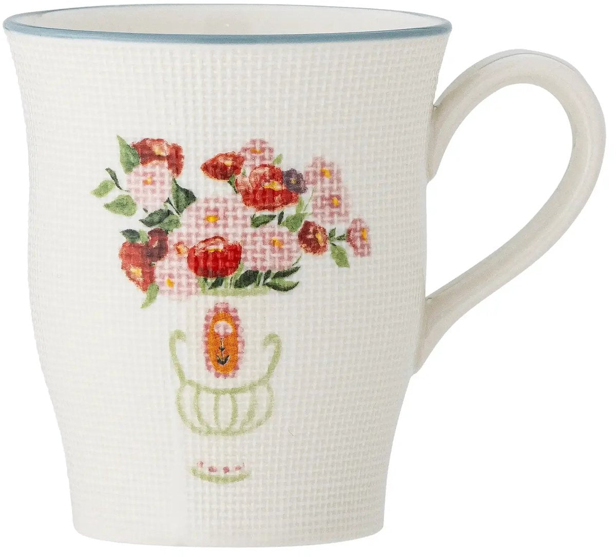 Bloomingville mok aardewerk blauw dorothy