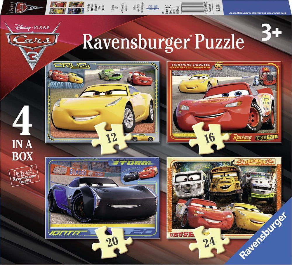 Ravensburger Disney Cars 3 Let's Race! Puzzle - 12+16+20+24 pieces