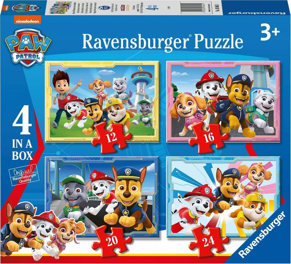 Ravensburger Paw Patrol puzzle - 12+16+20+24 pieces
