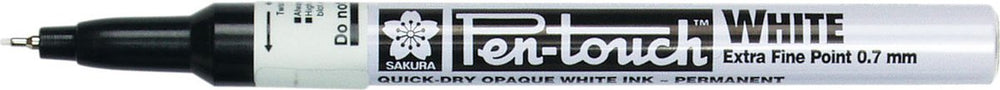 Sakura marker extra fijn 0.7mm wit